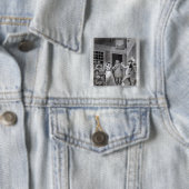 Billingsgate Triumphant Vierkante Button 5,1 Cm (In situ)