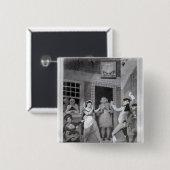 Billingsgate Triumphant Vierkante Button 5,1 Cm (Voorkant /achterkant)