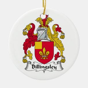 Billingsley Family Crest Keramisch Ornament