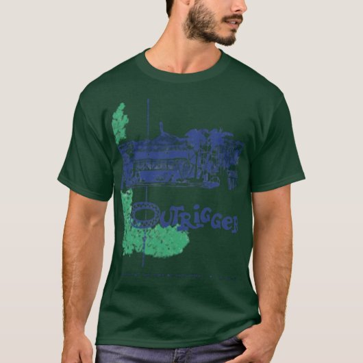 Billingsley's Outrigger v2 - Laguna Beach, Califor T-shirt (Voorkant)
