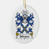 Billington Family Crest Keramisch Ornament (Rechts)