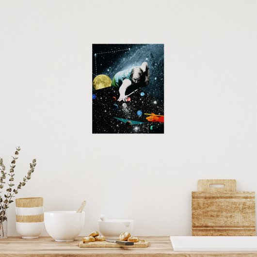 Billion Billiards Poster (Keuken)