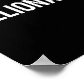 Billionaire - Cool New Money Club Ceo Funny Gift T Poster (Hoek)