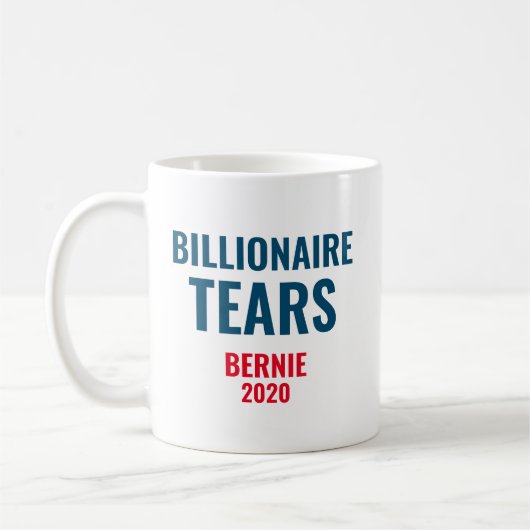 Billionaire Tears Bernie Sanders 2020 Koffiemok (Links)