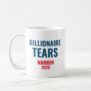 Billionaire Tears Elizabeth Warren 2020 Koffiemok