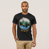 Billionaire Tech Mogul Alien Riding Hydrofoil T-shirt (Voorkant volledig)