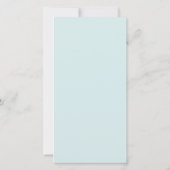 Billowy Snow- Tall Holiday Photo Card (Achterkant)