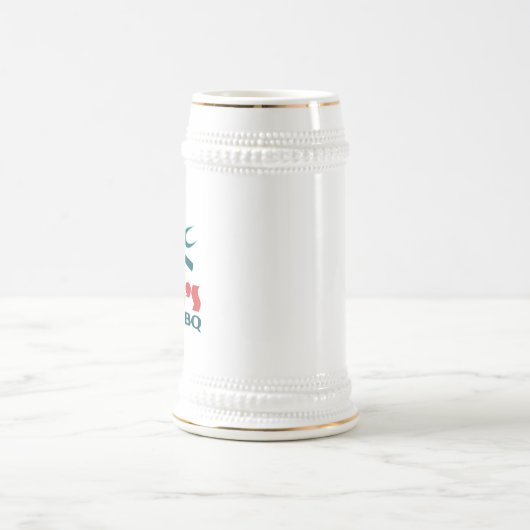 Bill's achtertuin BBQ Stein Bierpul (Center)