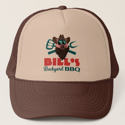 Bill's achtertuin BBQ - Trucker Pet (Voorkant)