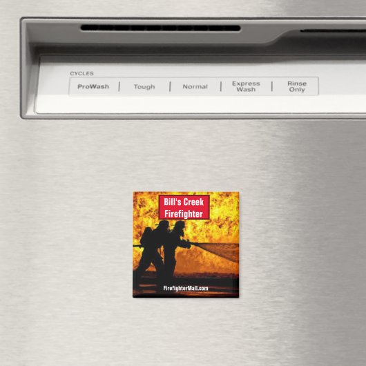 Bill's Creek Firefighter Magnet (Insitu (Vaatwasser))