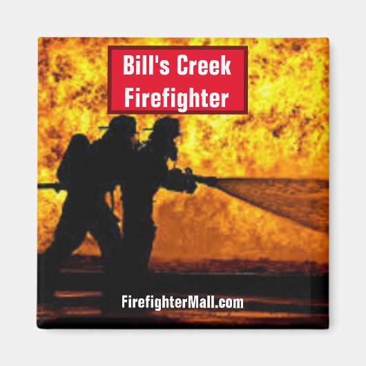 Bill's Creek Firefighter Magnet (Voorkant)