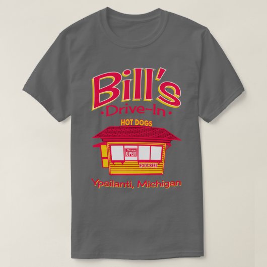 Bills DriveIn hot-honkstandaard T-shirt (Design voorkant)