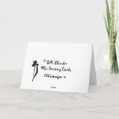 Bill's Holiday Blunder Kaart (Achterkant)