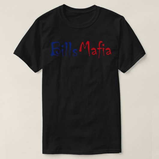 Bills Maffia Bewegingstypografie T-shirt (Design voorkant)