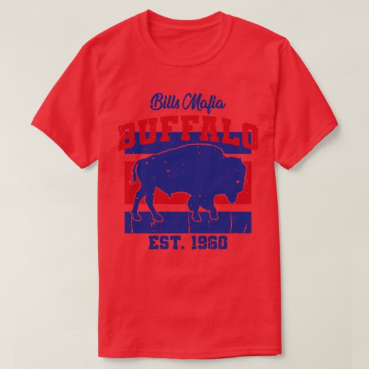 Bills Maffia Buffalo EST 1960  stijl T-shirt (Design voorkant)