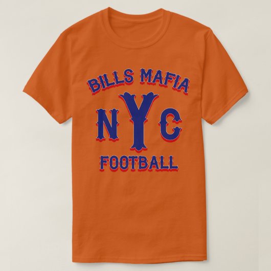 Bills Maffia NYC Blauw T-shirt (Design voorkant)