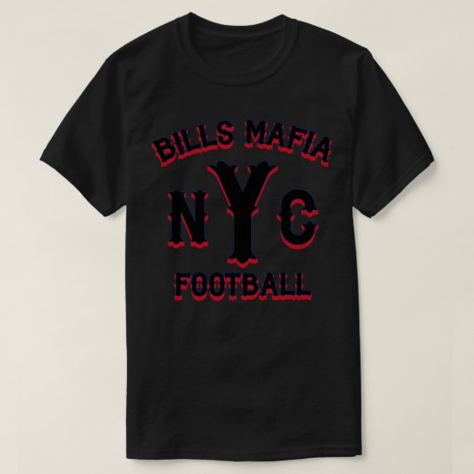 Bills Maffia NYC Zwart T-shirt (Design voorkant)