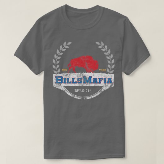 Bills Mafia 716 Buffalo New York BFLO T-shirt (Design voorkant)