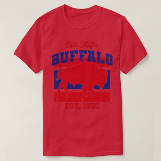 Bills Mafia Buffalo Est 1960 Football  Styl T-shirt (Design voorkant)