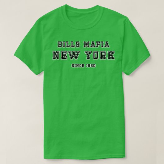 Bills Mafia New York T-shirt (Design voorkant)