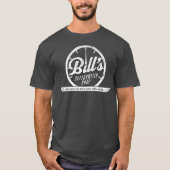 Bill's Speedometer Shop Distressed White Logo T-sh T-shirt (Voorkant)