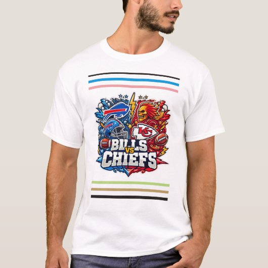 bills vs chiefs t-shirt (Voorkant)