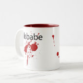 Billsbabe Tweekleurige Koffiemok (Voorkant links)