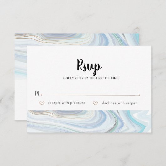 Billy-antwoordkaart Kaart (Voorkant / Achterkant)