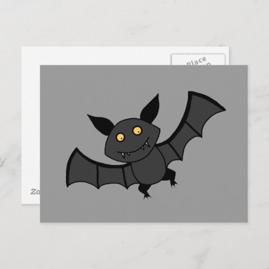 Billy Bat Briefkaart (Voorkant / Achterkant)