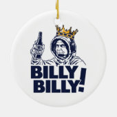 Billy Billy. koning Keramisch Ornament (Achterkant)