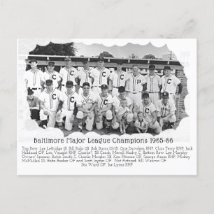 BILLY BIRKS 1965-66 HONKBAL - Postcar Briefkaart