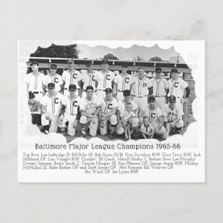 BILLY BIRKS 1965-66 HONKBAL - Postcar Briefkaart