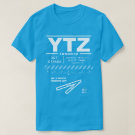 Billy Bishop Toronto City Airport YTZ T-shirt