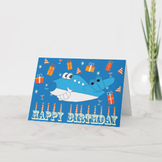 Billy Blue Birthday-kaart Kaart