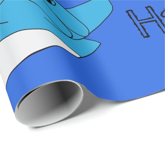 Billy Blue Cadeaupapier (Rol Hoek)