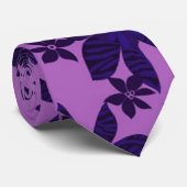 Billy Bong Hawaiian - Island Poppy Satin Stropdas (Opgerold)