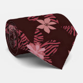 Billy Bong Hawaiian - Johnny Aloha Buzz Satin Tie Stropdas (Opgerold)