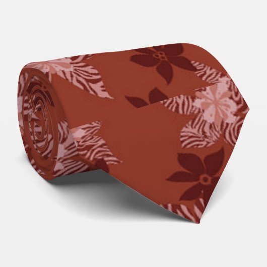 Billy Bong Hawaiian - Oerwoud Float Satin Stropdas (Opgerold)