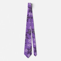 Billy Bong Hawaiian - Paarse Passion Flower Satin
