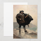 Billy Botten, Treasure Island, door N.C. Wyeth Bedankkaart (Voorkant / Achterkant)