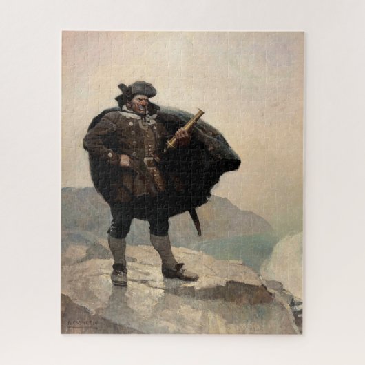 Billy Botten, Treasure Island, door N.C. Wyeth Legpuzzel (Verticaal)