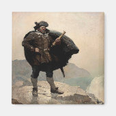 Billy Botten, Treasure Island, door N.C. Wyeth Magneet (Voorkant)