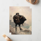 Billy Botten, Treasure Island, door N.C. Wyeth Notitiekaartje (Voorkant / Achterkant in situ)