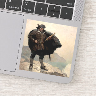 Billy Botten, Treasure Island, door N.C. Wyeth Sticker