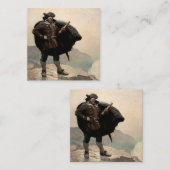 Billy Botten, Treasure Island, door N.C. Wyeth Vierkante Visitekaartje