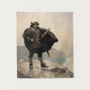 Billy Botten, Treasure Island, door N.C. Wyeth Wandkleed