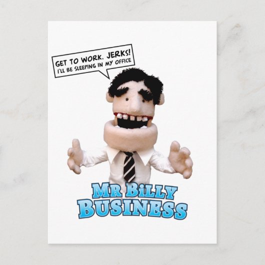 Billy Business Briefkaart (Voorkant)