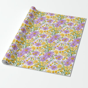 Billy Buttonnen en Daisy Bloemen Cadeaupapier