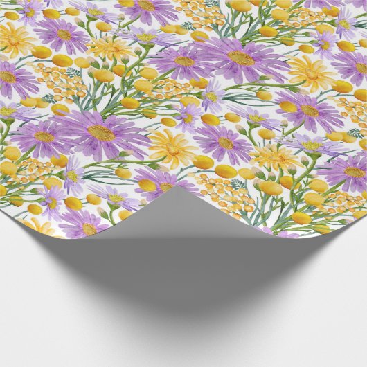 Billy Buttonnen en Daisy Bloemen Cadeaupapier (Hoek)