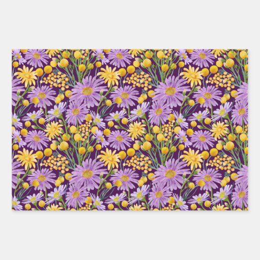 Billy Buttonnen en Daisy Bloemen Inpakpapier Vel (Voorkant 3)